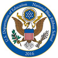 National Blue ribbon symbol
